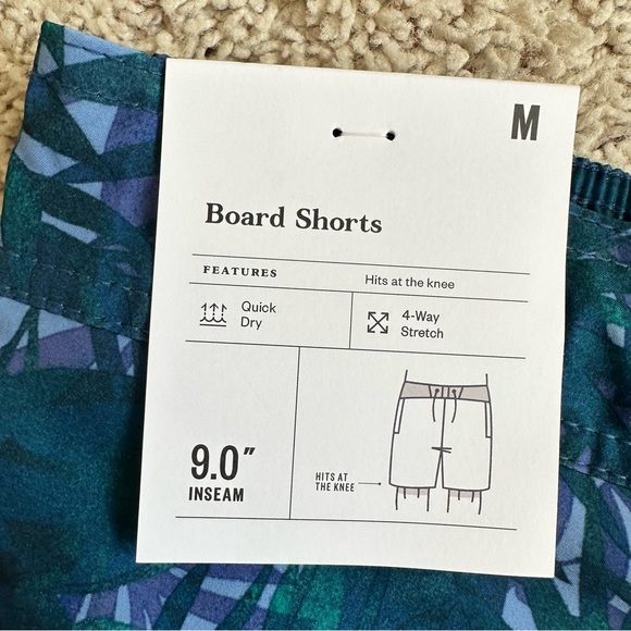 BNWT Goodfellow & Co. swim shorts - Picture 9 of 12